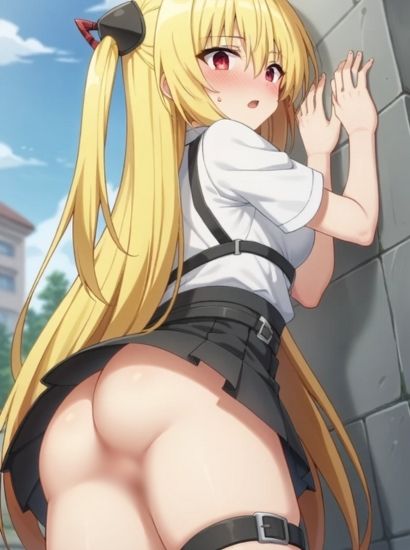 サンプル画像3:ToLOVEるの金色の闇から送られてきた自撮り写真(自撮りサークル  イカスミ工房) [d_472141]