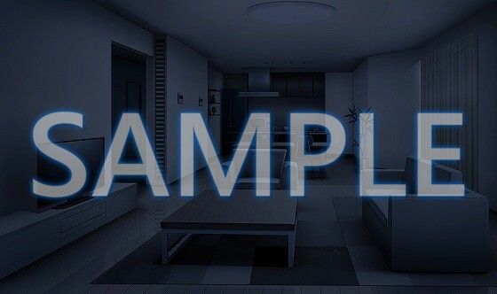 サンプル画像4:【背景素材】一軒家 リビング（6229_bg01）【時間差分あり】(XERO) [d_472155]