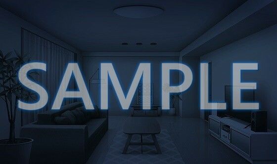 サンプル画像4:【背景素材】マンション リビング（6229_bg04）【時間差分あり】(XERO) [d_472159]