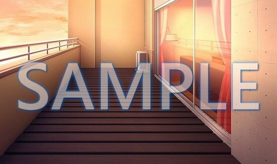 サンプル画像2:【背景素材】マンション ベランダ（6229_bg05a）【時間差分あり】(XERO) [d_472160]