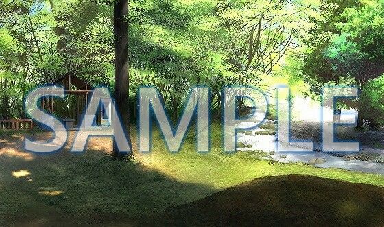 サンプル画像1:【背景素材】キャンプ場 山中（6229_bg08）【時間差分あり】(XERO) [d_472184]