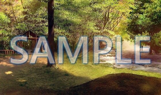 サンプル画像2:【背景素材】キャンプ場 山中（6229_bg08）【時間差分あり】(XERO) [d_472184]