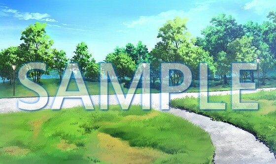 サンプル画像1:【背景素材】公園（6229_bg09）【時間差分あり】(XERO) [d_472188]