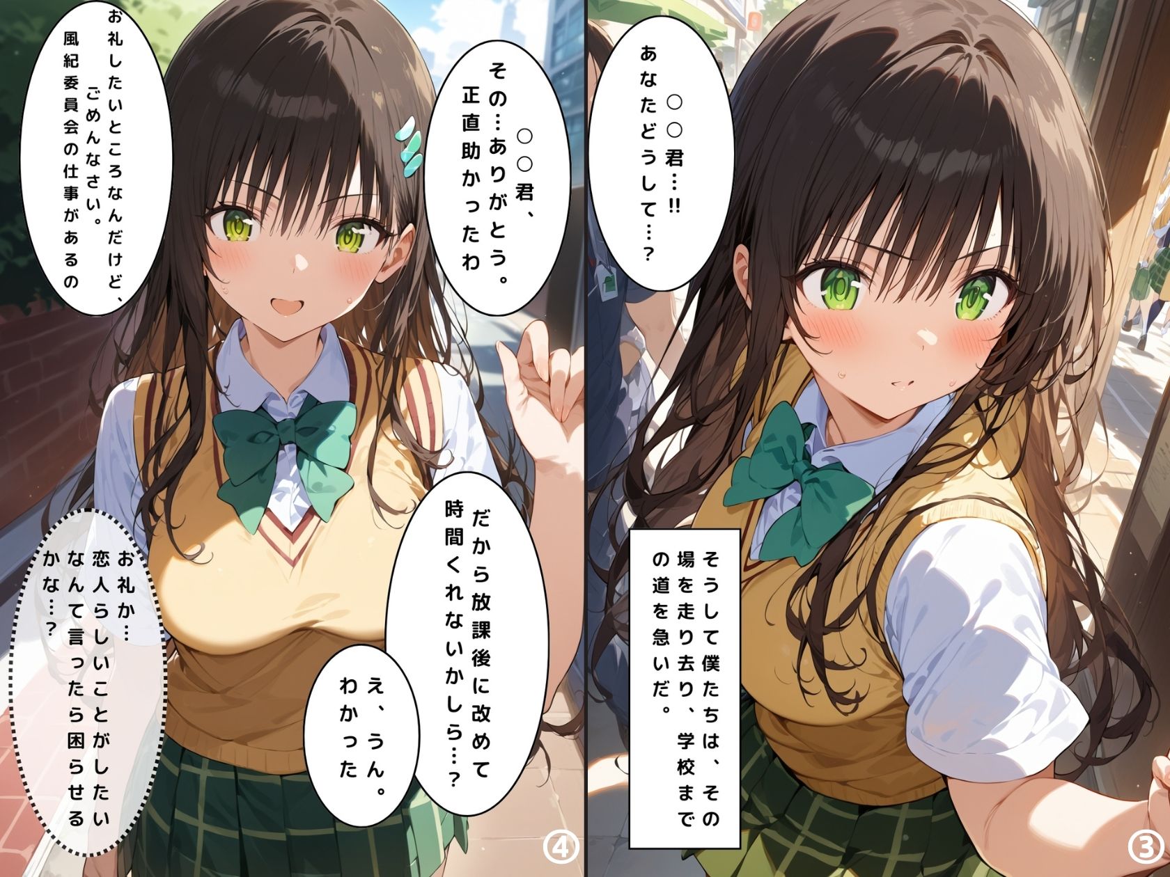 サンプル画像2:古手川さんとイチャラブとLOVEる(カムロク) [d_472201]