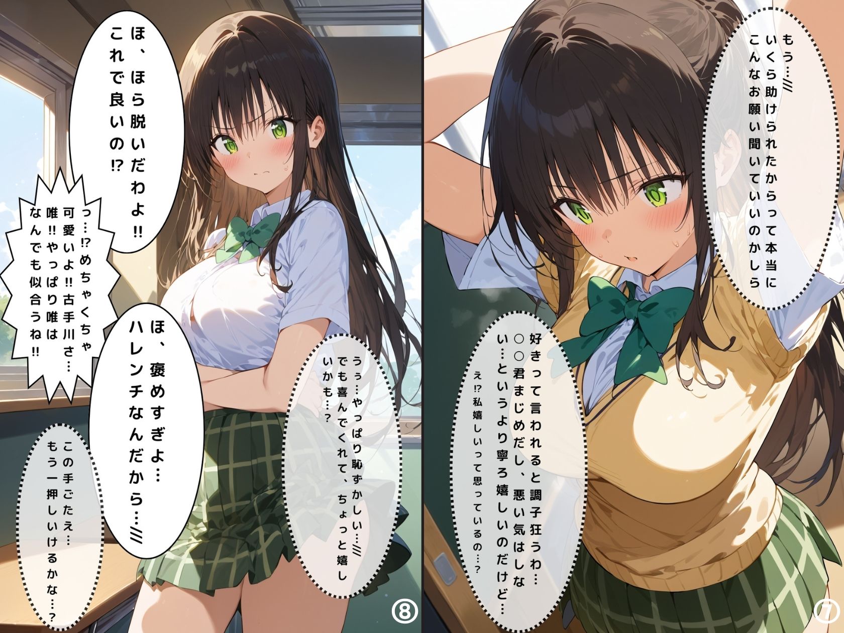 サンプル画像4:古手川さんとイチャラブとLOVEる(カムロク) [d_472201]