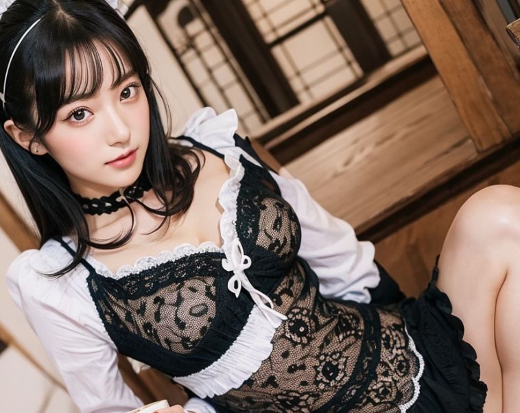 サンプル画像1:コスプレメイド教育(ウエゾン) [d_472225]