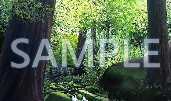 サンプル画像1:【背景素材】山中（6229_bg12）【時間差分あり】(XERO) [d_472233]