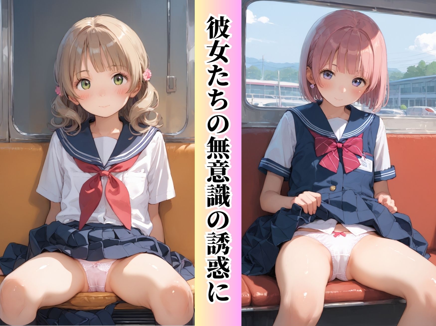 サンプル画像2:通勤中の電車で種付けした件(ろりっ子暮らし) [d_472277]