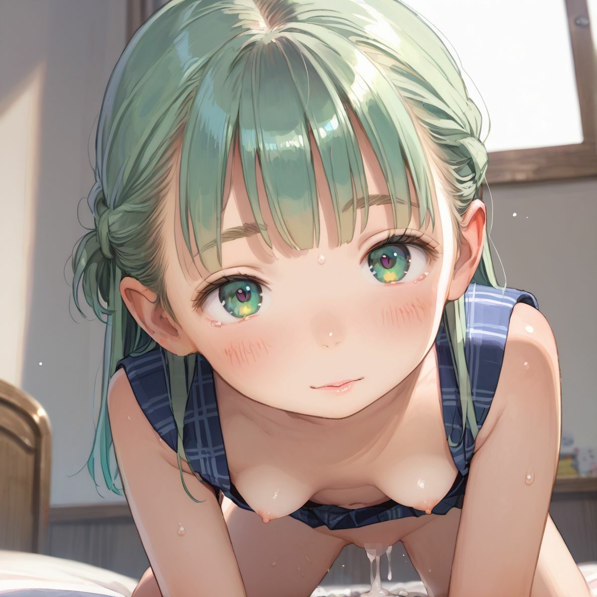 サンプル画像4:ちっぱい娘の日常〜保健体育の授業〜01(ぷにあな) [d_472300]