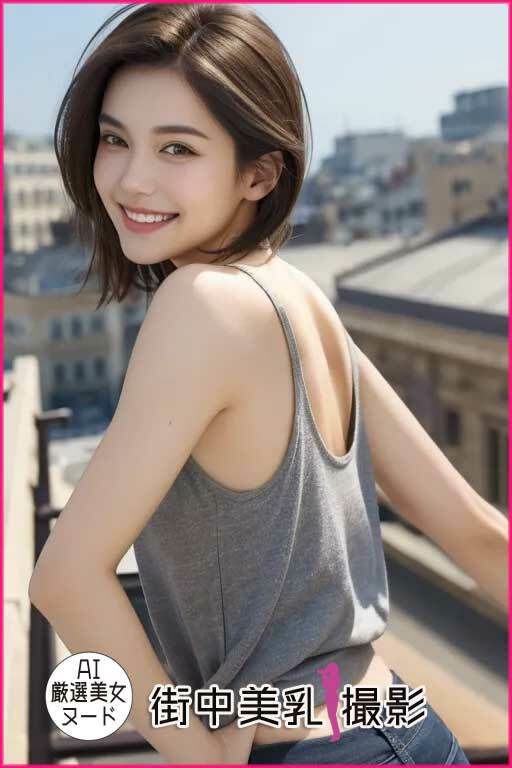 サンプル画像3:Re:あなたの胸 見せてください→全美女OKだった件 ※画像添付(AI美女専門カメラマンNana絵) [d_472381]