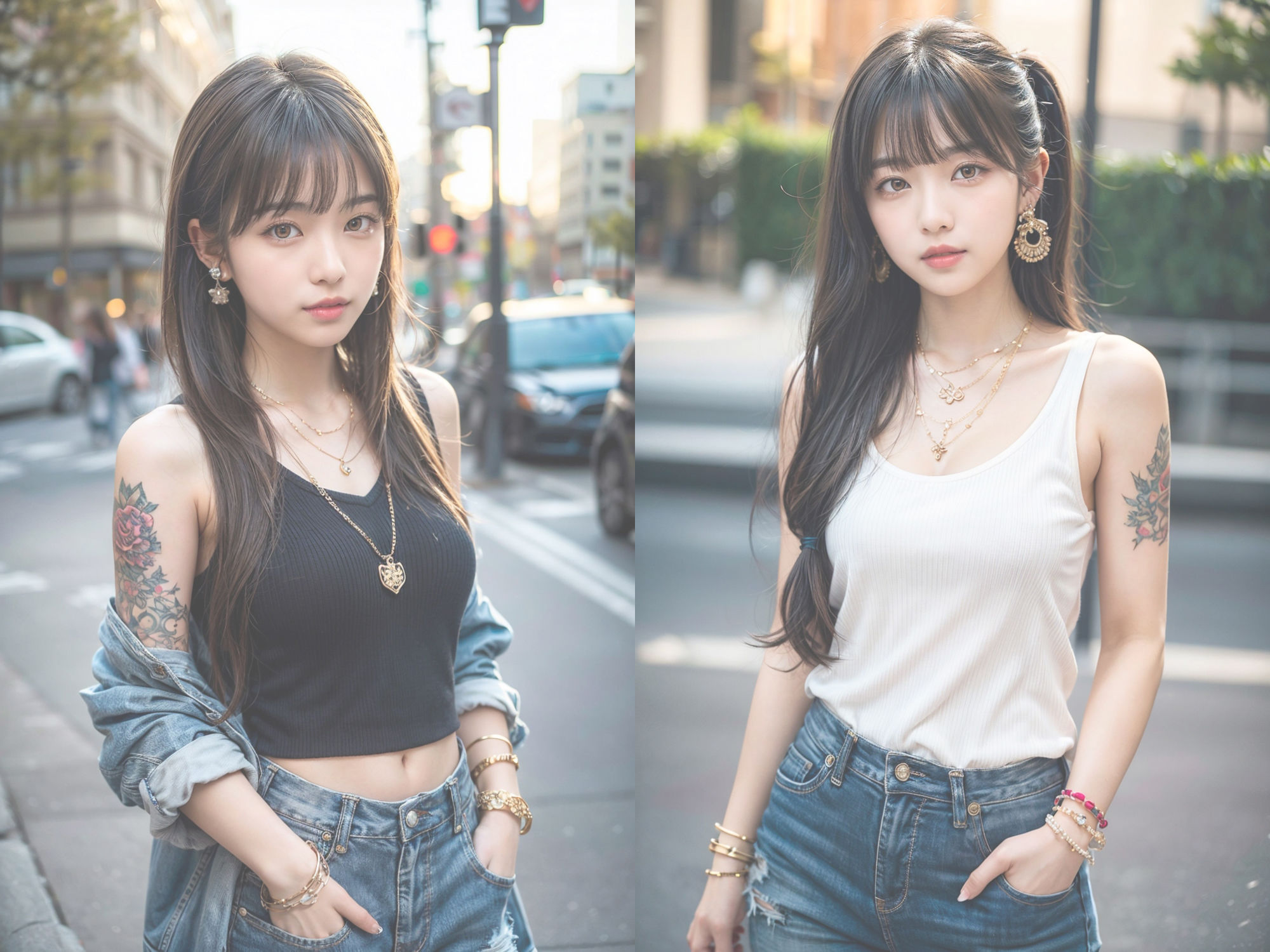 サンプル画像1:タトゥーのある女の子(えーあい女の子) [d_472385]