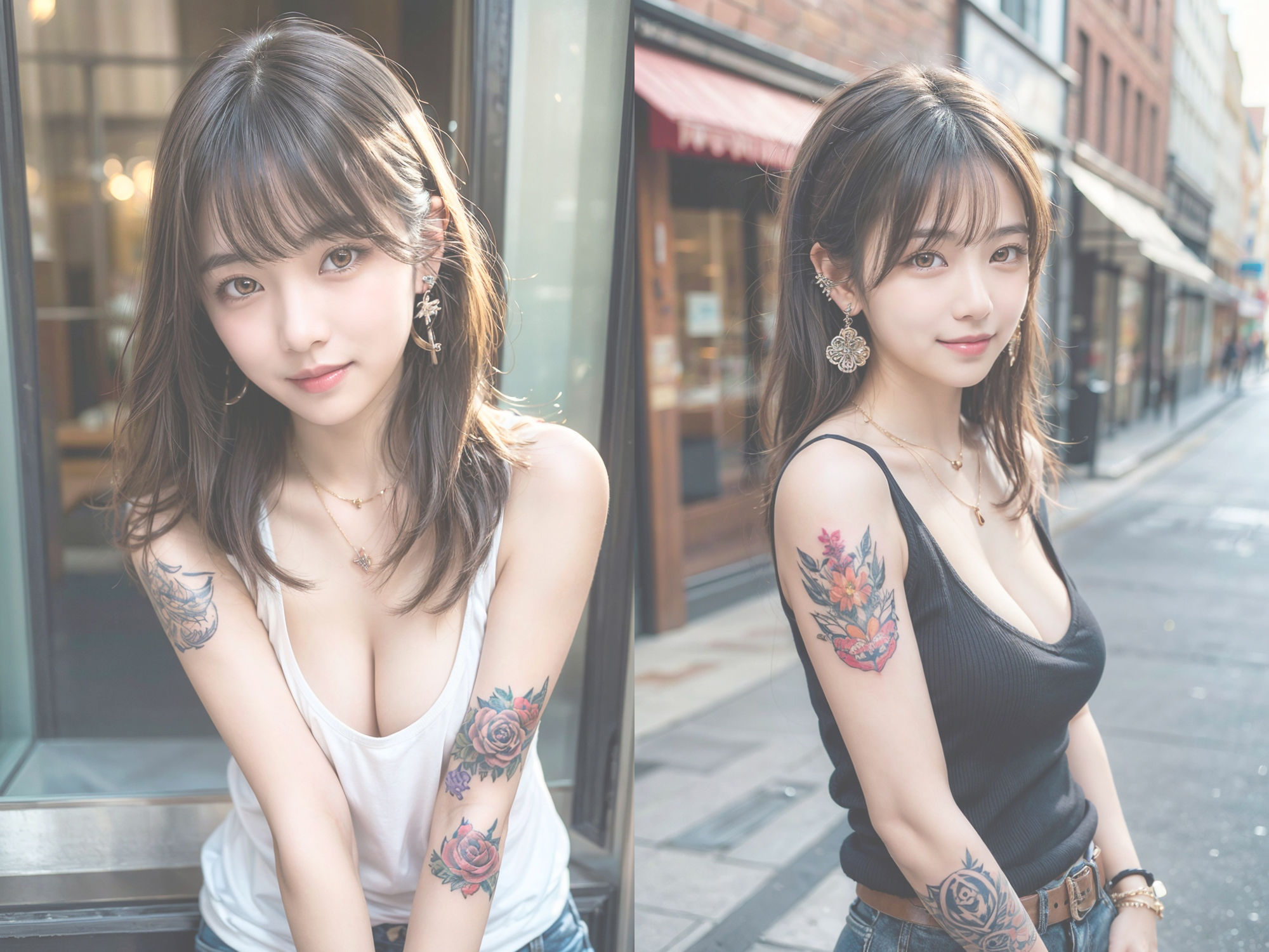 サンプル画像2:タトゥーのある女の子(えーあい女の子) [d_472385]