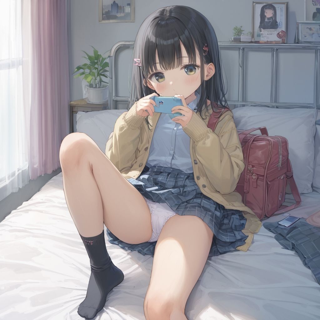 サンプル画像3:お仕置きー彼氏持ちのちっぱい処女の女子校生ー(おまたのテント) [d_472406]