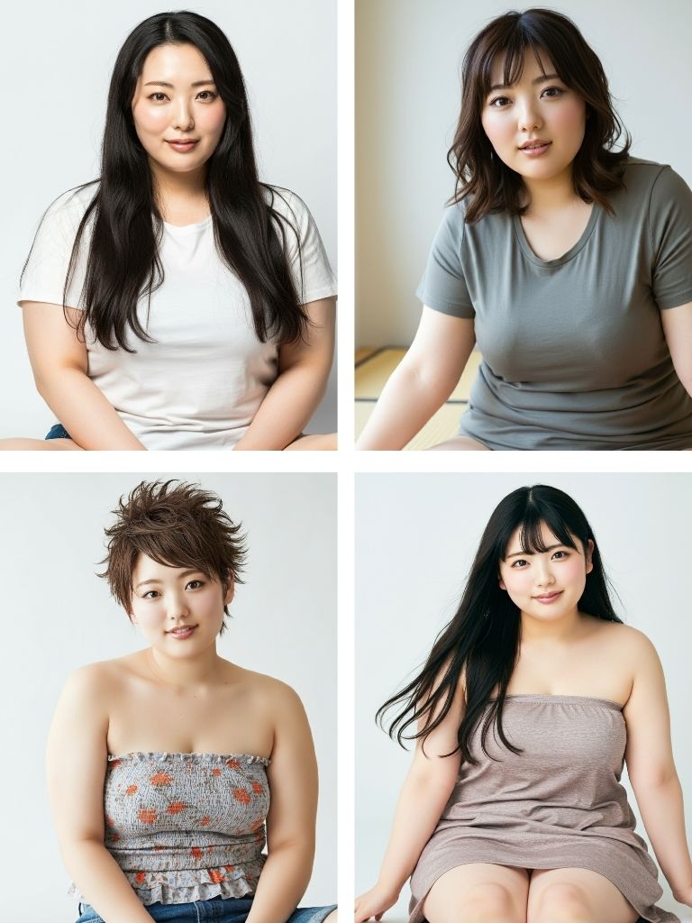 サンプル画像1:ぽっちゃりグラビア(もう限界) [d_472433]