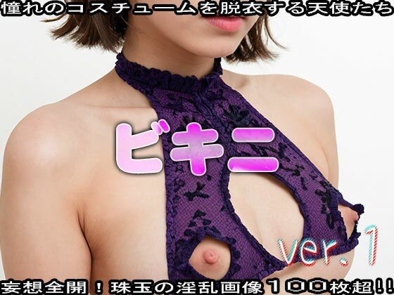 サンプル画像3:【コスプレ脱衣】水着:ビキニ 編 ver.1(エッチなコス) [d_472438]