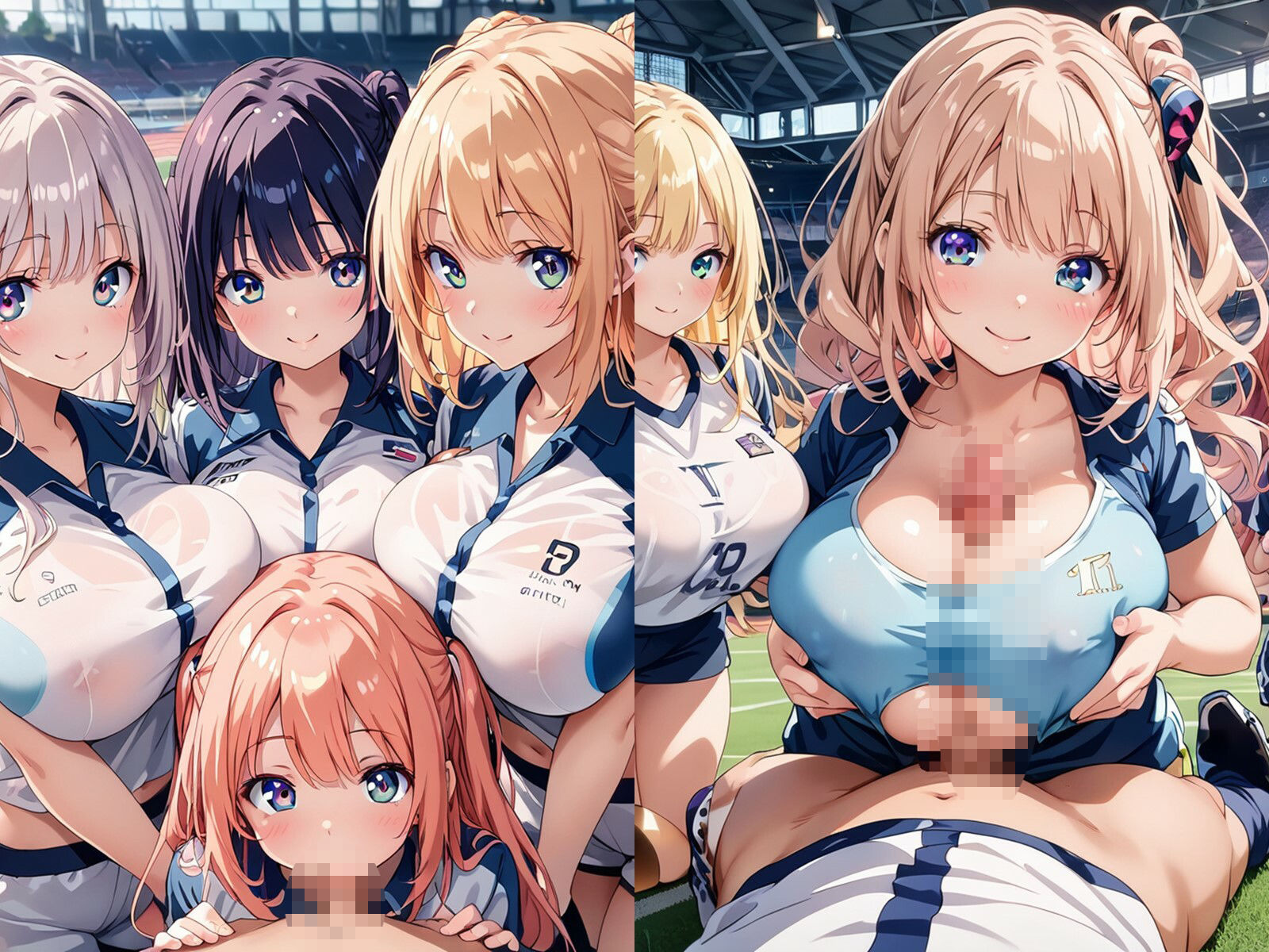 サンプル画像2:【セリフ付き】陸上部のコーチになったら男はオレ一人だけ(星彩レコード) [d_472570]