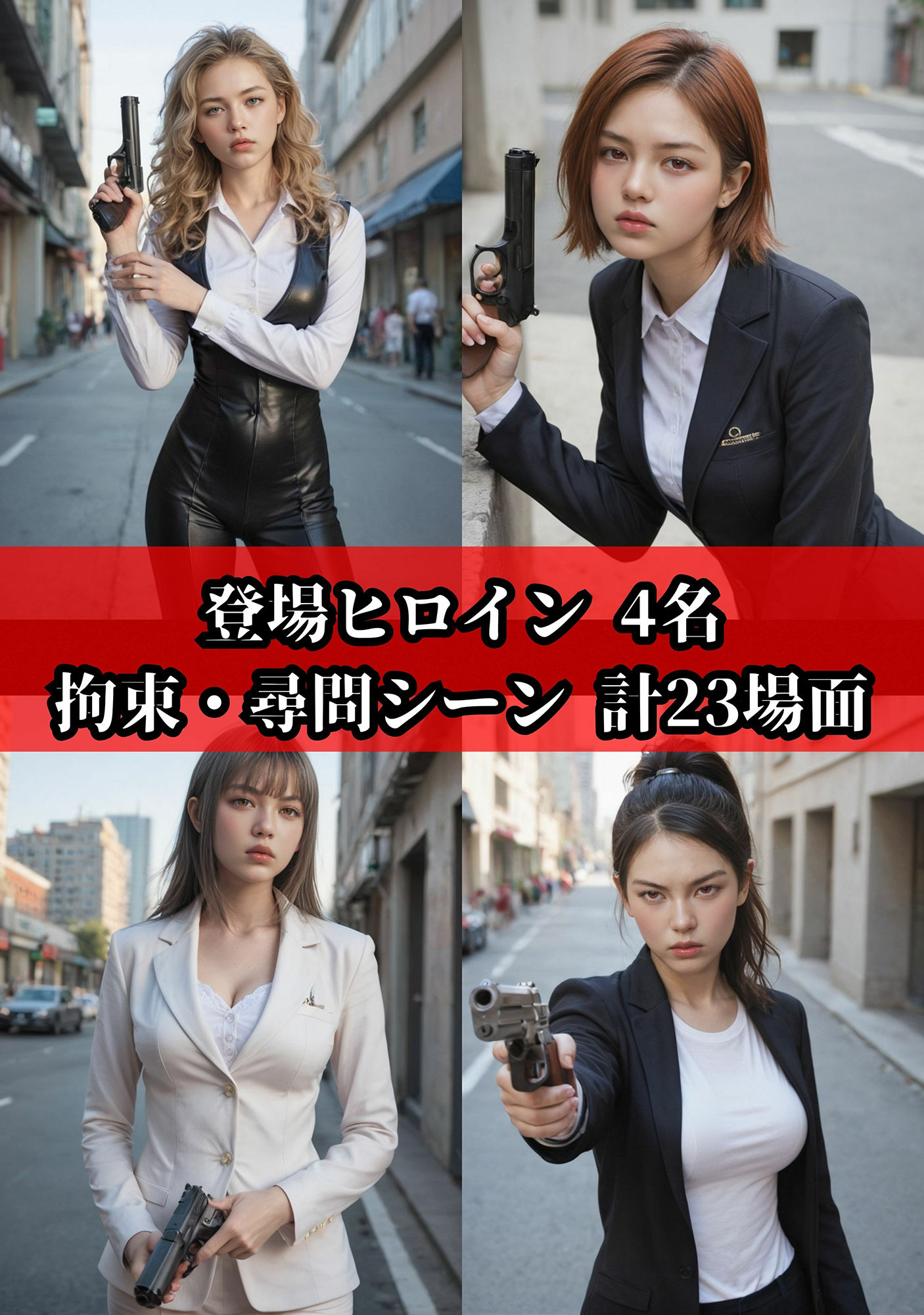 サンプル画像1:ヒロイン拘束・拷問電脳画集 The Captive Dolls 4 〜女工作員尋問調書〜(拘束マニア商会) [d_472581]
