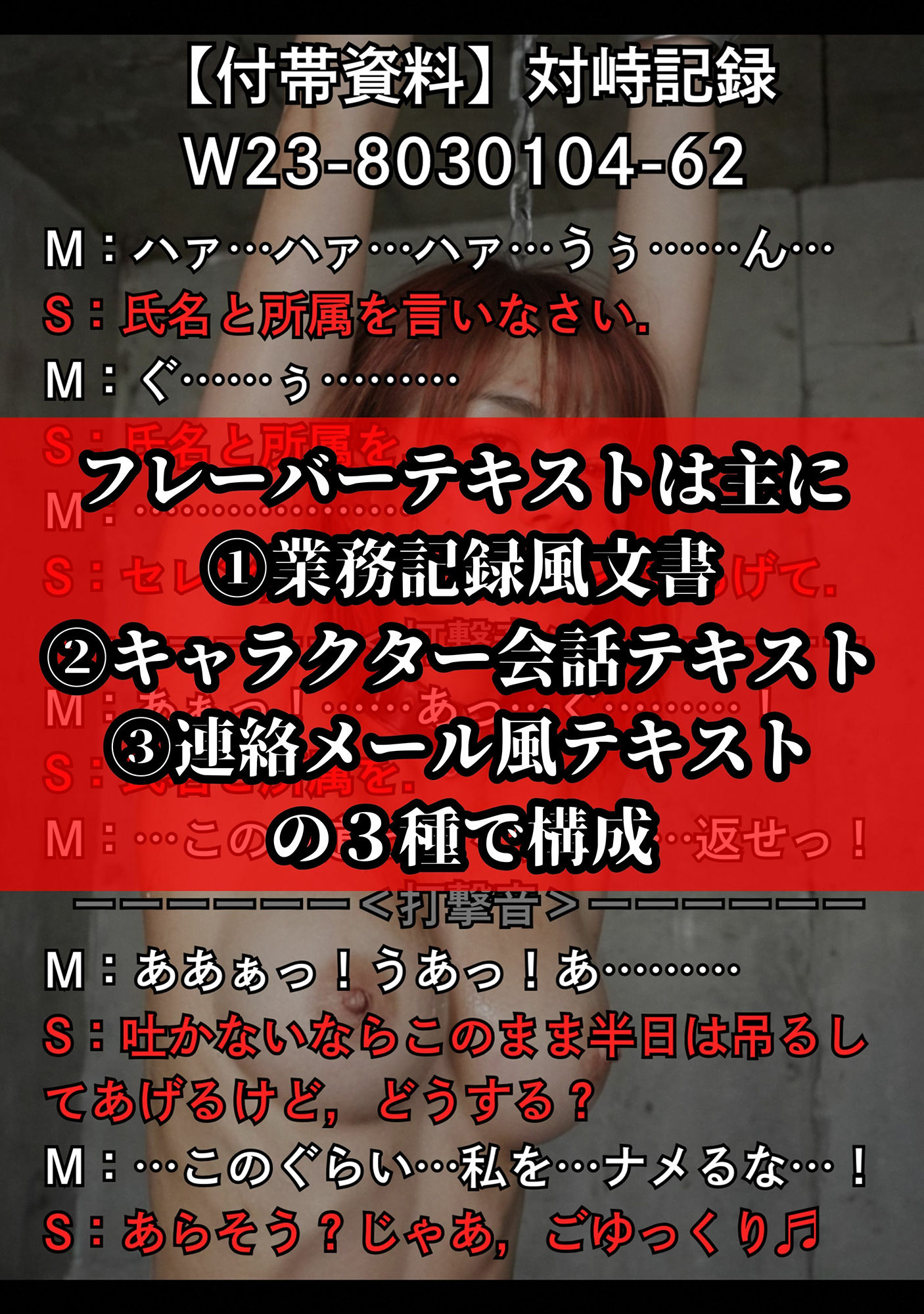 サンプル画像3:ヒロイン拘束・拷問電脳画集 The Captive Dolls 4 〜女工作員尋問調書〜(拘束マニア商会) [d_472581]