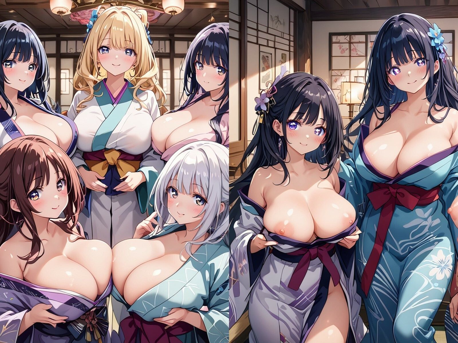 サンプル画像1:【セリフ付き】茶道を習い始めたら和服美女にモテ始めた(星彩レコード) [d_472587]