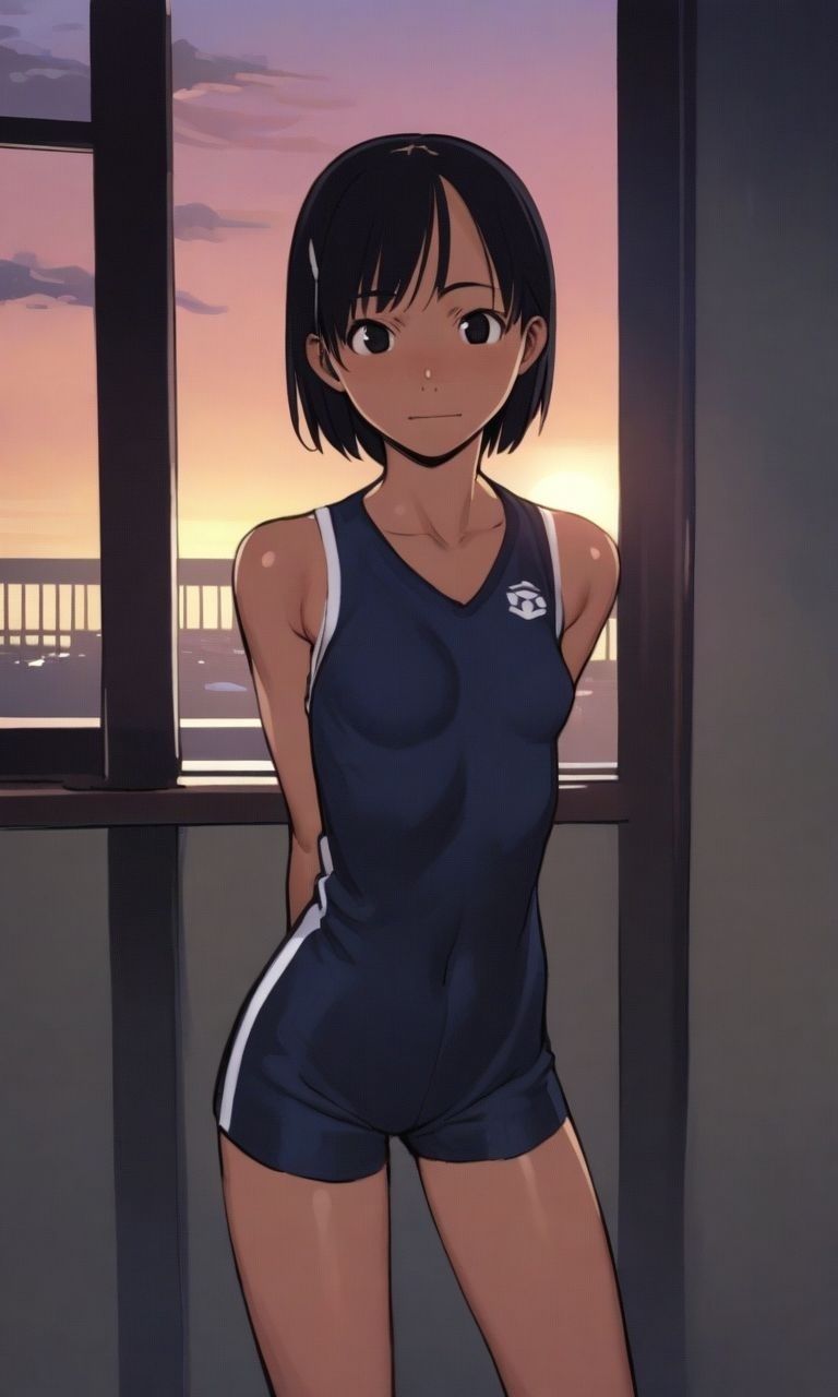 サンプル画像2:ボーイッシュ陸上女子に無責任中出しする本 放課後の教室編(ハラメウメ) [d_472677]