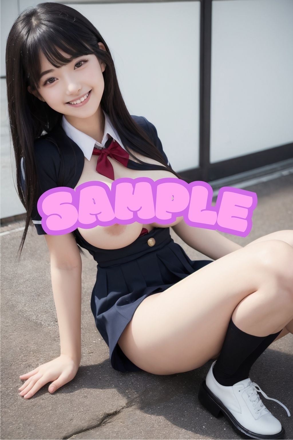 サンプル画像2:制服を着た美少女はじめての誘惑(美女部2000) [d_472698]