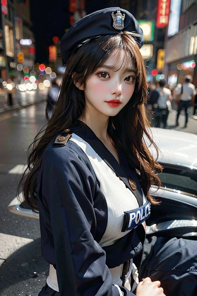 サンプル画像2:【ミニスカポリス（美人警察官）特集】AIグラビアコスプレ写真集(エンジェルス出版) [d_472713]