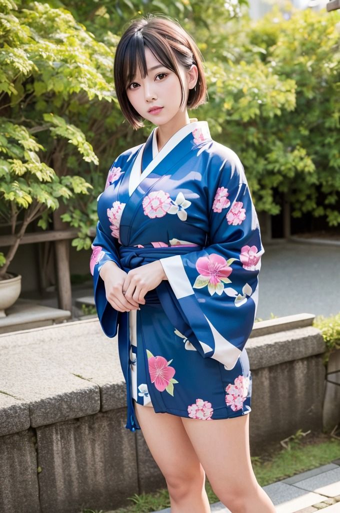 サンプル画像4:【浴衣＆着物美女特集】AIグラビア写真集(エンジェルス出版) [d_472714]