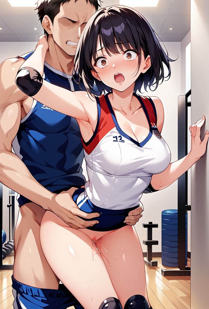 サンプル画像6:すい星のごとく現れた女バレ界の新星がコーチとの秘密の特訓で身体の関係に堕ちてしまった件【バレーボール編】(Re：ライト) [d_472772]