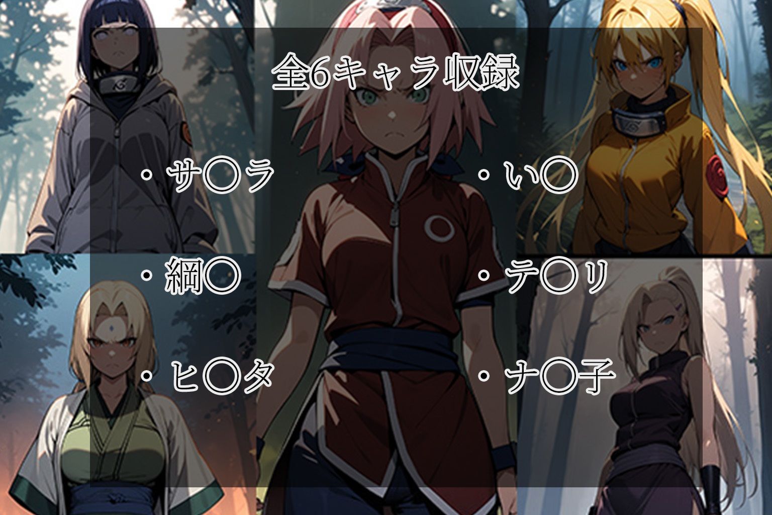 サンプル画像3:妖術に屈服させられる くノ一 NARUTO CG集(arisa) [d_472805]