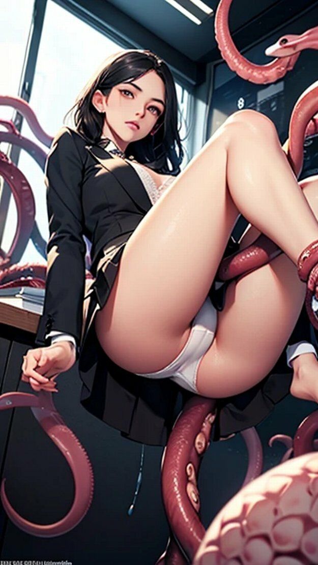 サンプル画像1:黒髪OLオフィス触手襲来パンチラ画像集(榊原大造) [d_472830]