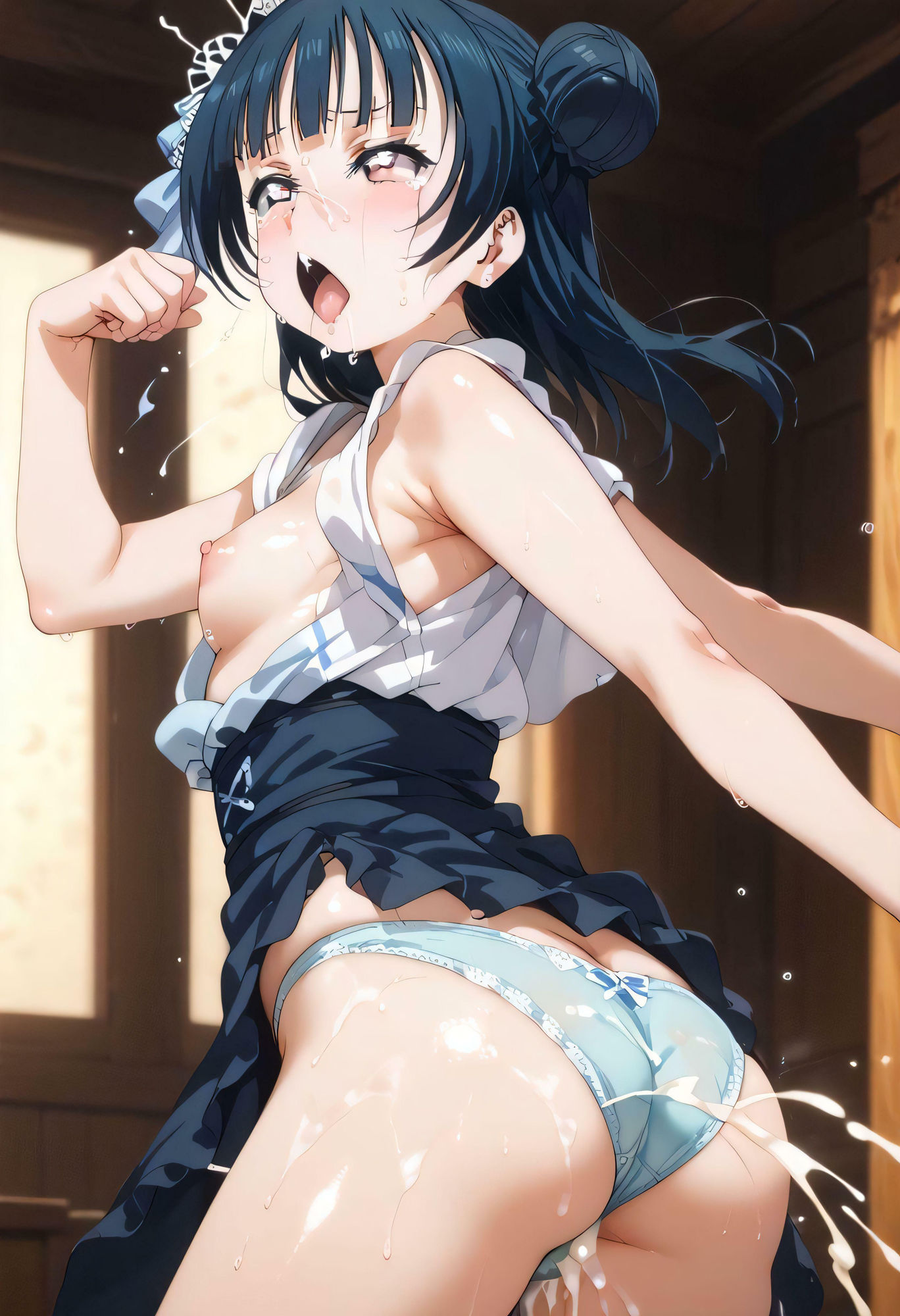 サンプル画像4:いいつけを守る(おもちゃ箱) [d_472873]