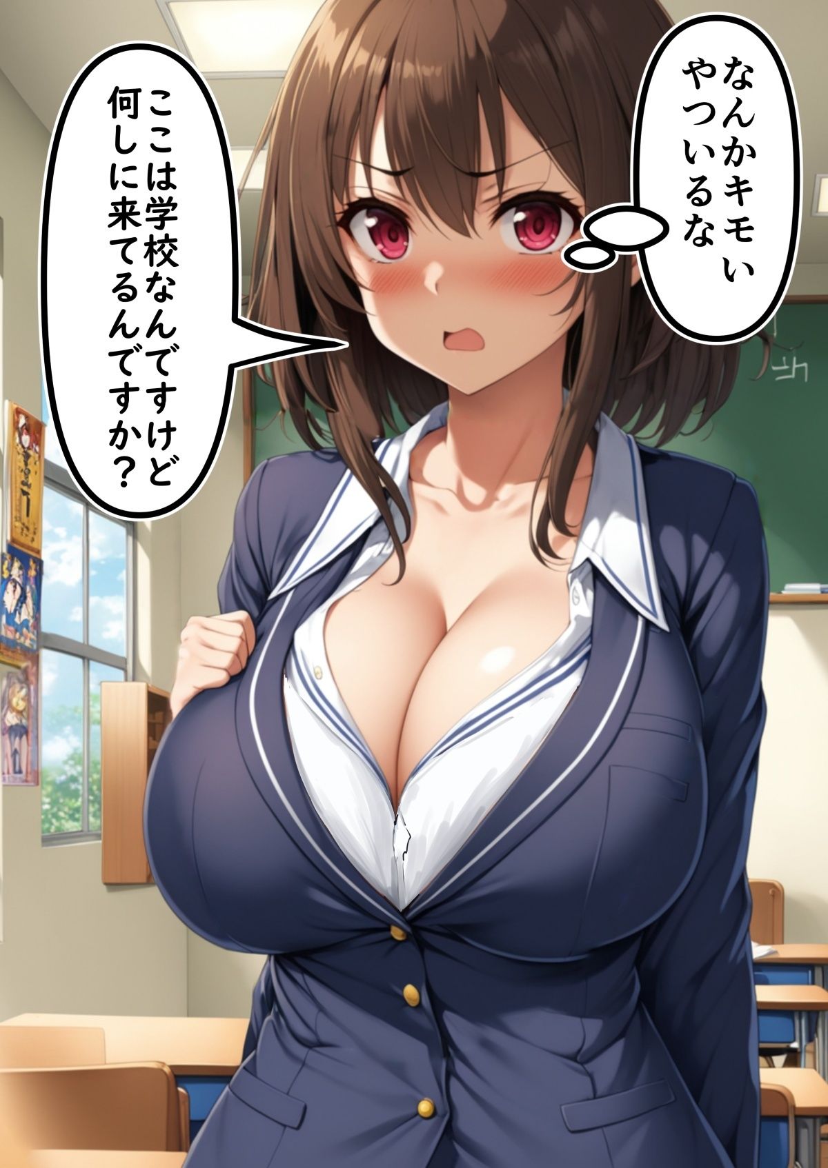 サンプル画像1:催●アプリを使って全員洗脳羞恥に堕ちていく(無色ムホ) [d_472919]