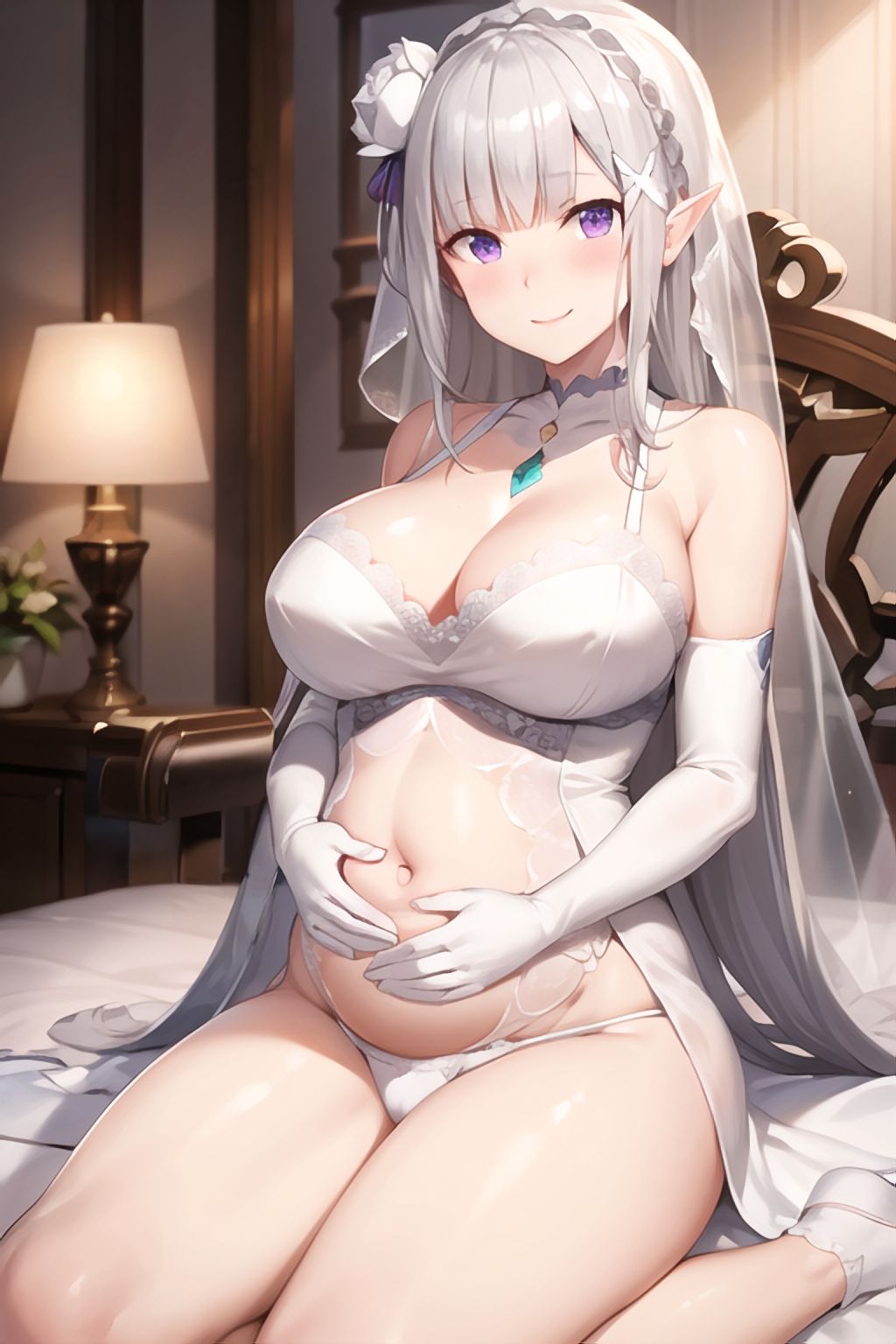 あのハーフエルフを寝取り種付けSEX〜エミ〇ア編〜の画像7