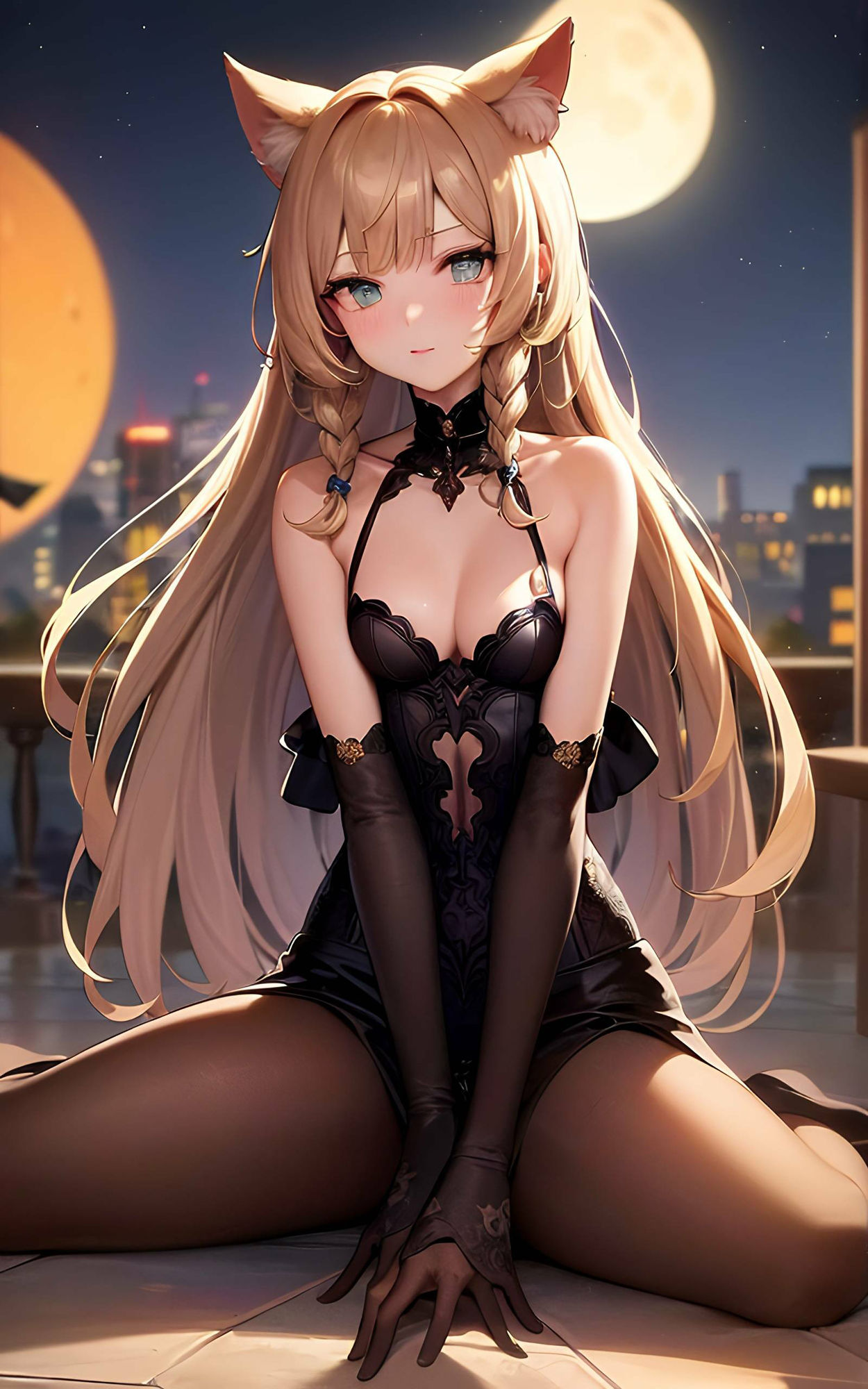 サンプル画像4:ハロウィンの魔法:猫耳娘たちの魅惑イラスト集(STUDIOちまき) [d_473007]