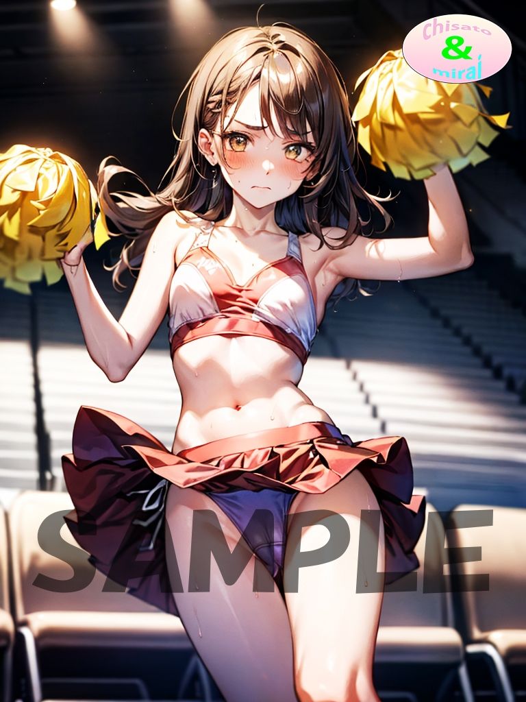 サンプル画像1:3色チアガールズ(ちさみらのAv＆Ai研究所) [d_473013]