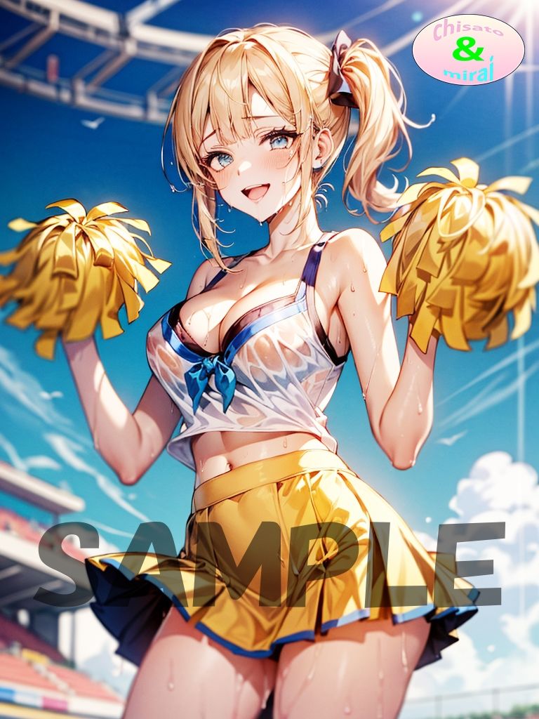 サンプル画像2:3色チアガールズ(ちさみらのAv＆Ai研究所) [d_473013]