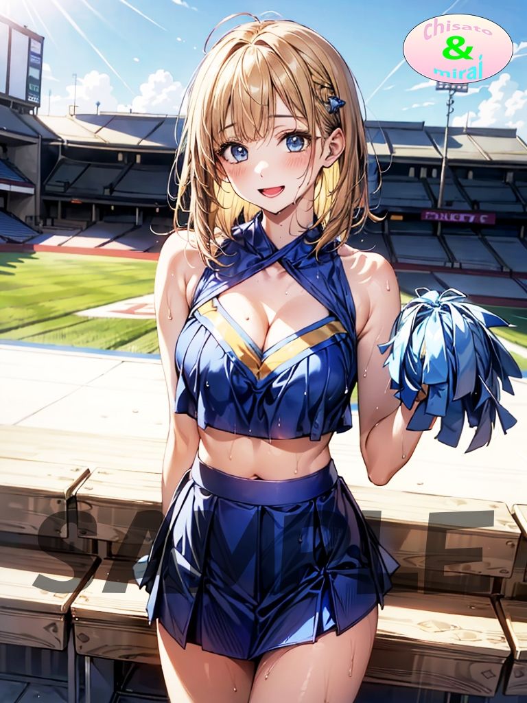 サンプル画像5:3色チアガールズ(ちさみらのAv＆Ai研究所) [d_473013]