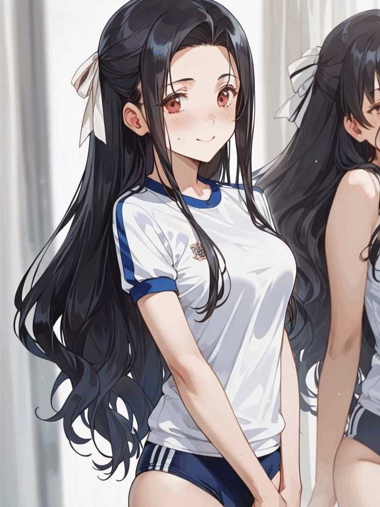 サンプル画像6:まゆみとみゆきとブルマ(Youto-AI) [d_473028]