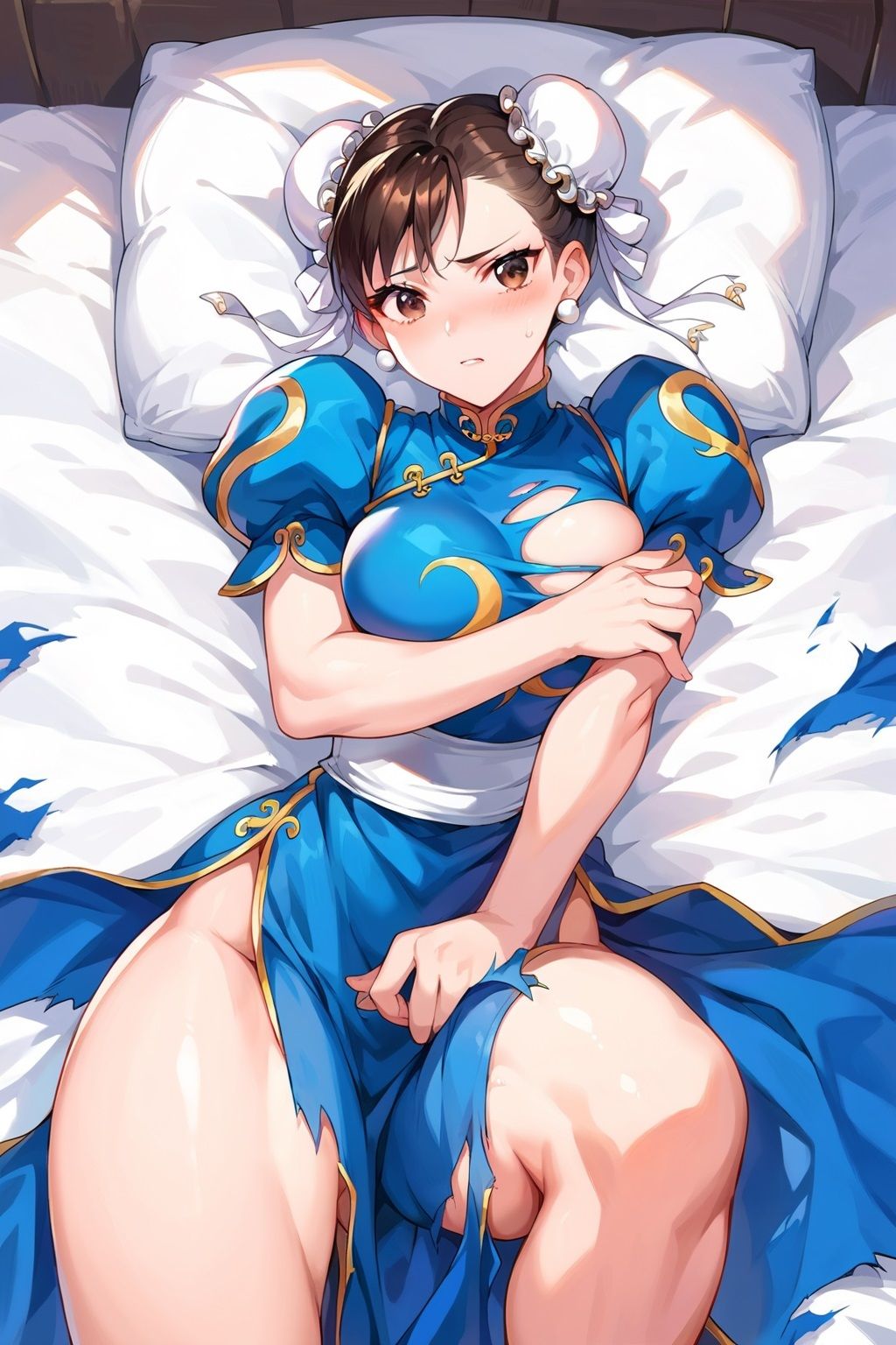 サンプル画像5:敗北の代償は生中SEXで…チ〇ン・リー濃厚ベロキスご奉仕処女喪失(Safe pit) [d_473066]