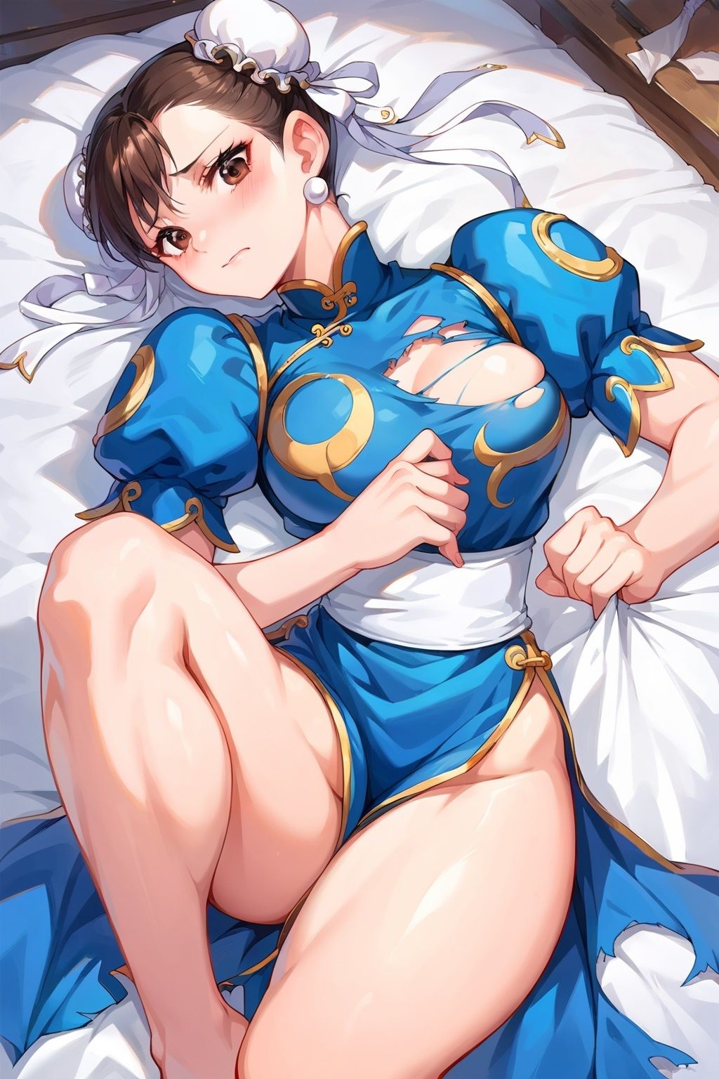 サンプル画像6:敗北の代償は生中SEXで…チ〇ン・リー濃厚ベロキスご奉仕処女喪失(Safe pit) [d_473066]