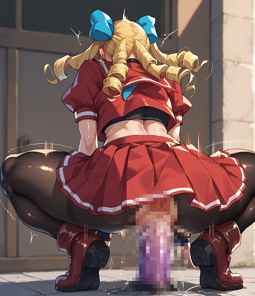 サンプル画像4:背面特化 デカ尻ヒロインのディルドオナニー 2(machua) [d_473073]