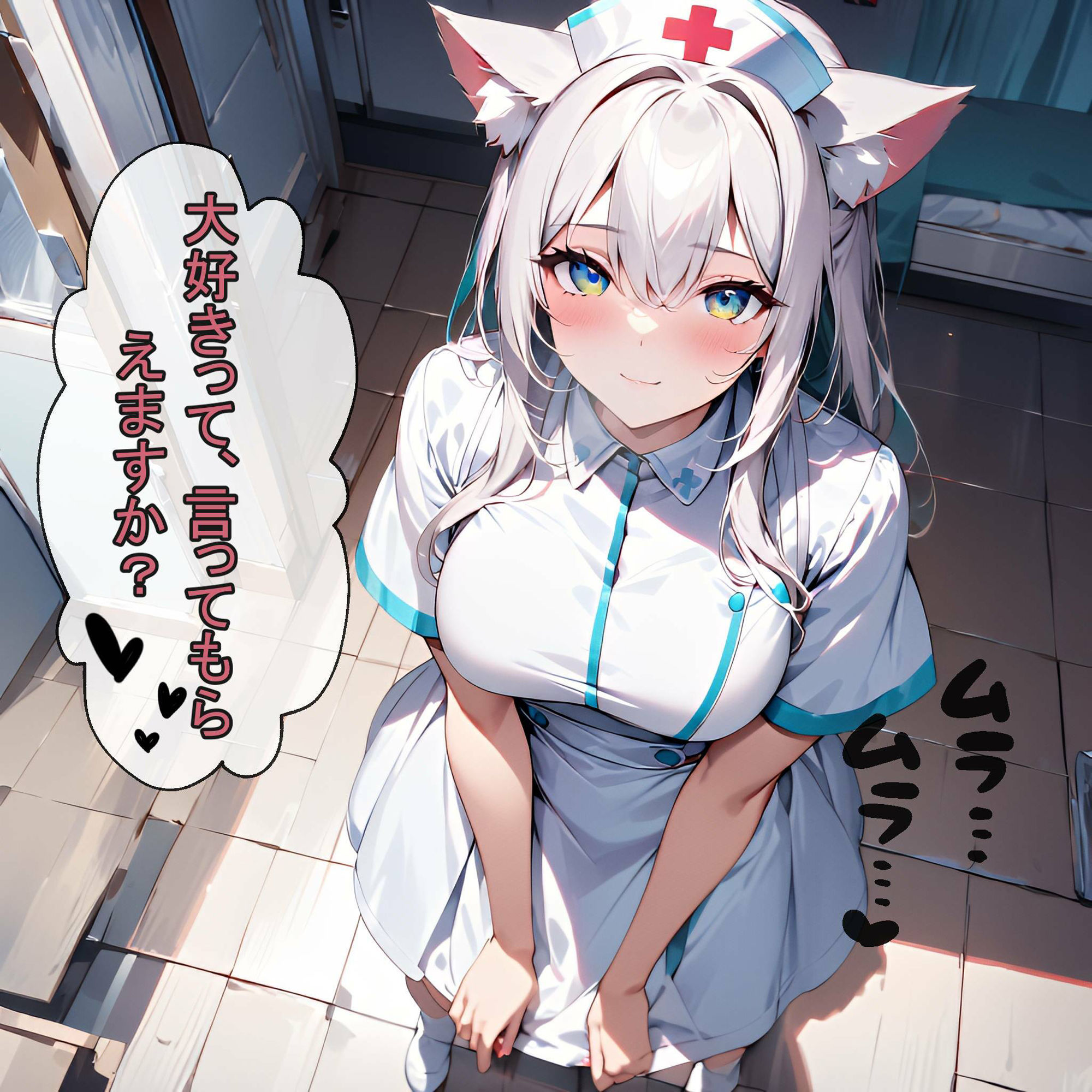 サンプル画像4:キュートなにゃんこナースたちのCG＆セリフ集(STUDIOちまき) [d_473087]