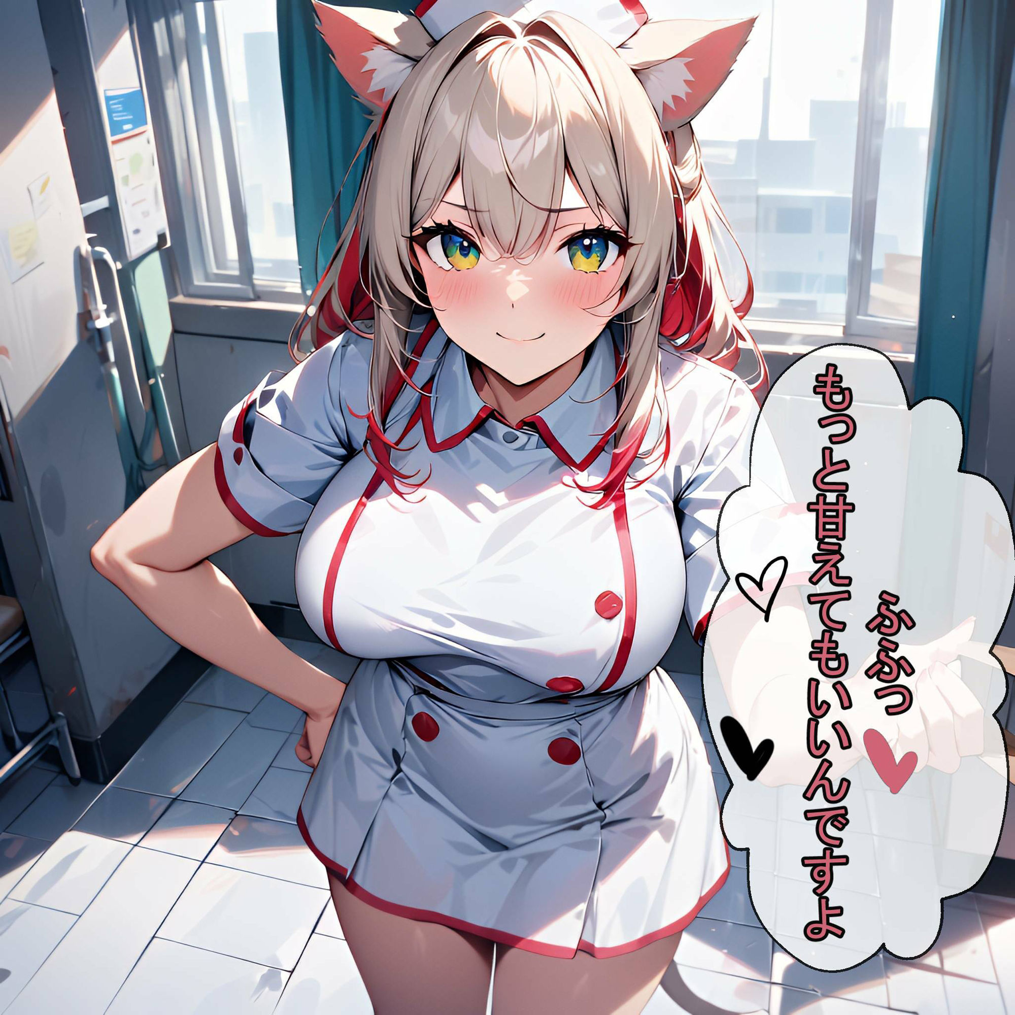 サンプル画像5:キュートなにゃんこナースたちのCG＆セリフ集(STUDIOちまき) [d_473087]