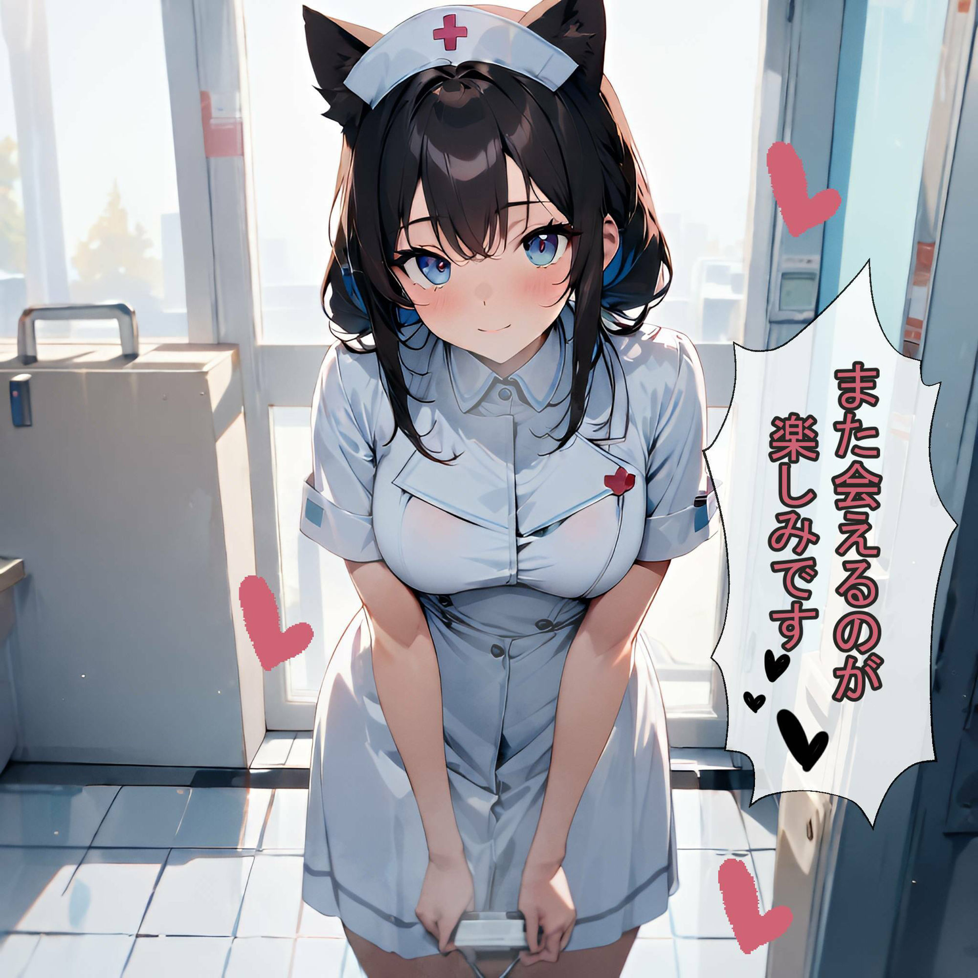 サンプル画像2:キュートなにゃんこナースたちのCG＆セリフ集 その2(STUDIOちまき) [d_473090]