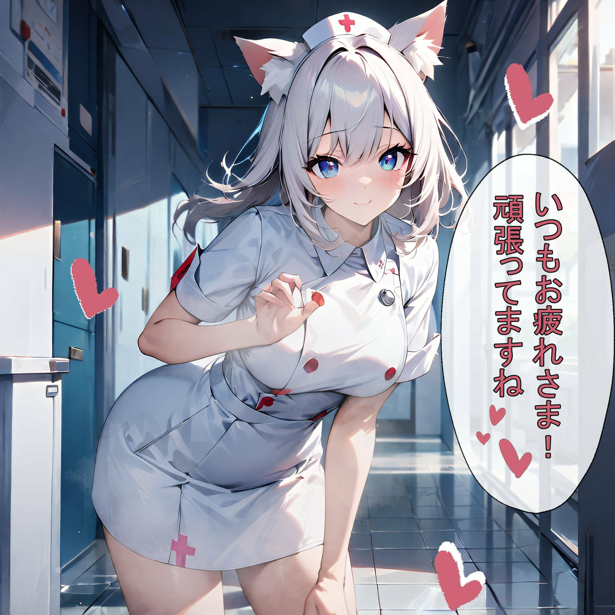 サンプル画像4:キュートなにゃんこナースたちのCG＆セリフ集 その2(STUDIOちまき) [d_473090]