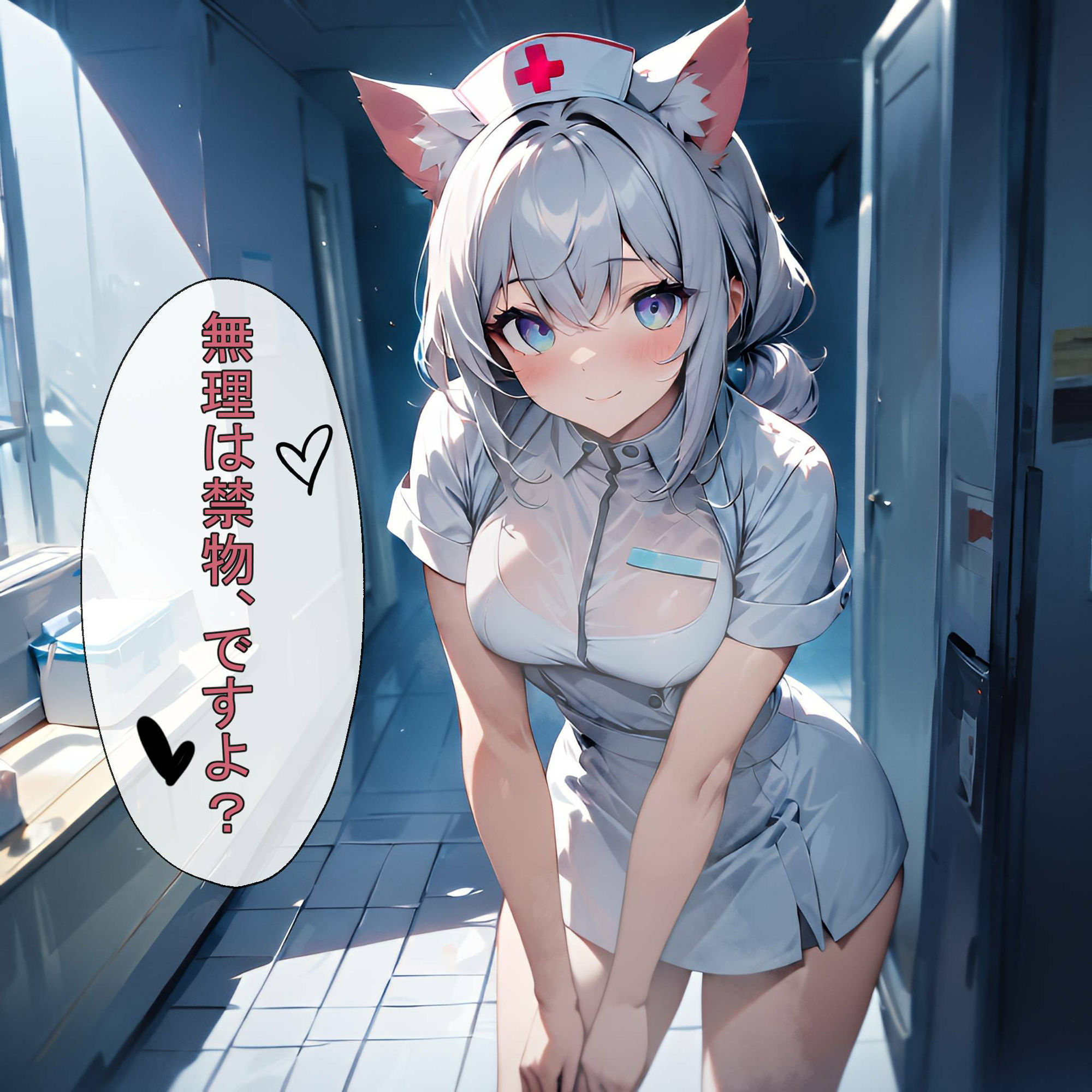 サンプル画像5:キュートなにゃんこナースたちのCG＆セリフ集 その2(STUDIOちまき) [d_473090]