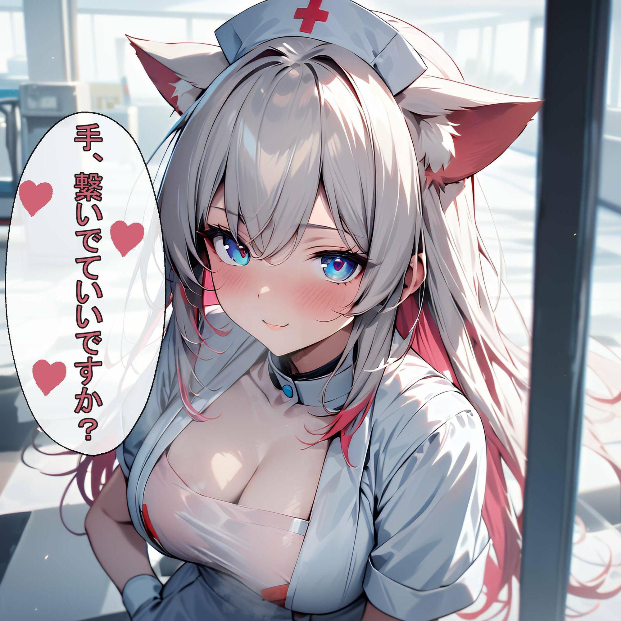 サンプル画像6:キュートなにゃんこナースたちのCG＆セリフ集 その2(STUDIOちまき) [d_473090]