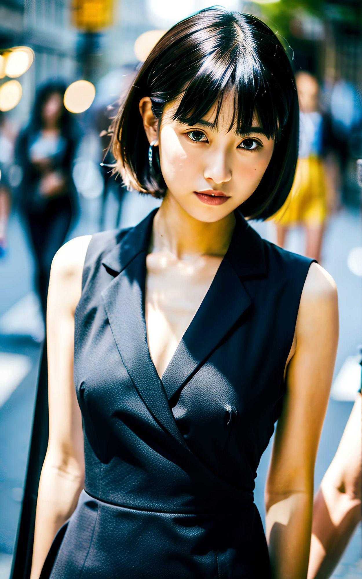 サンプル画像3:都会に生きる美しきAI美女たちのストリートスナップ集 2(STUDIOちまき) [d_473094]