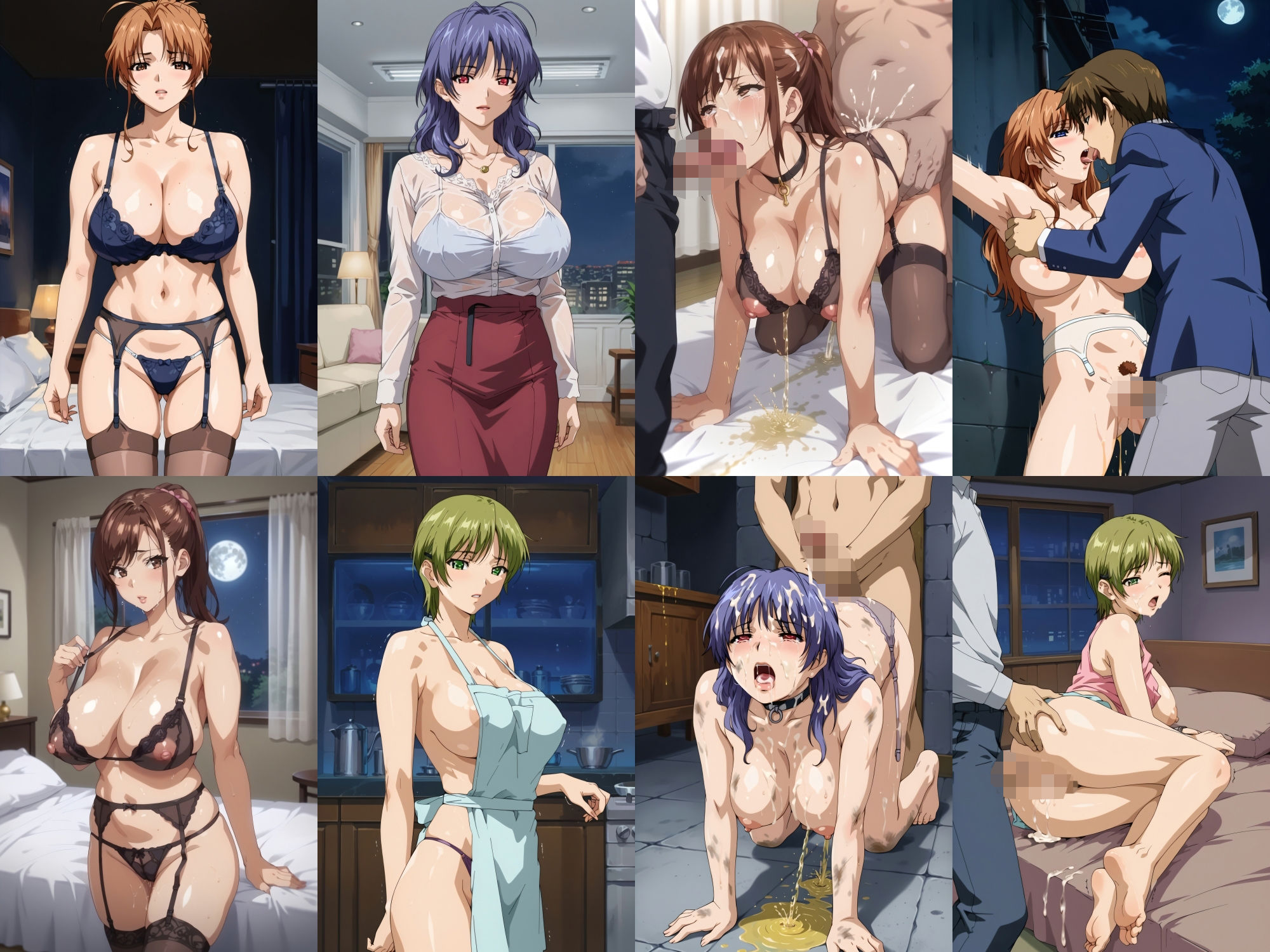 サンプル画像1:寂しい隣家の人妻(AI美少女呪術師) [d_473105]