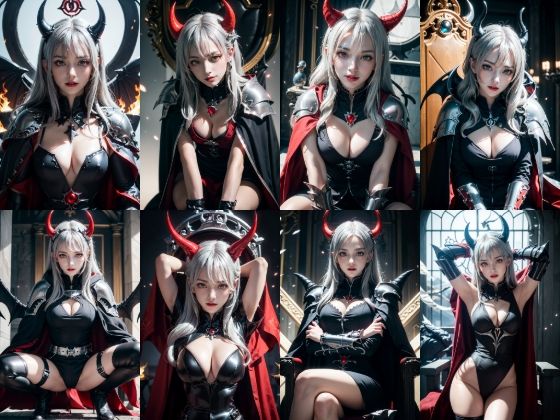 サンプル画像1:銀髪魔王性生活CG集R18 152枚＋微エロ48枚(AiNA愛菜) [d_473116]